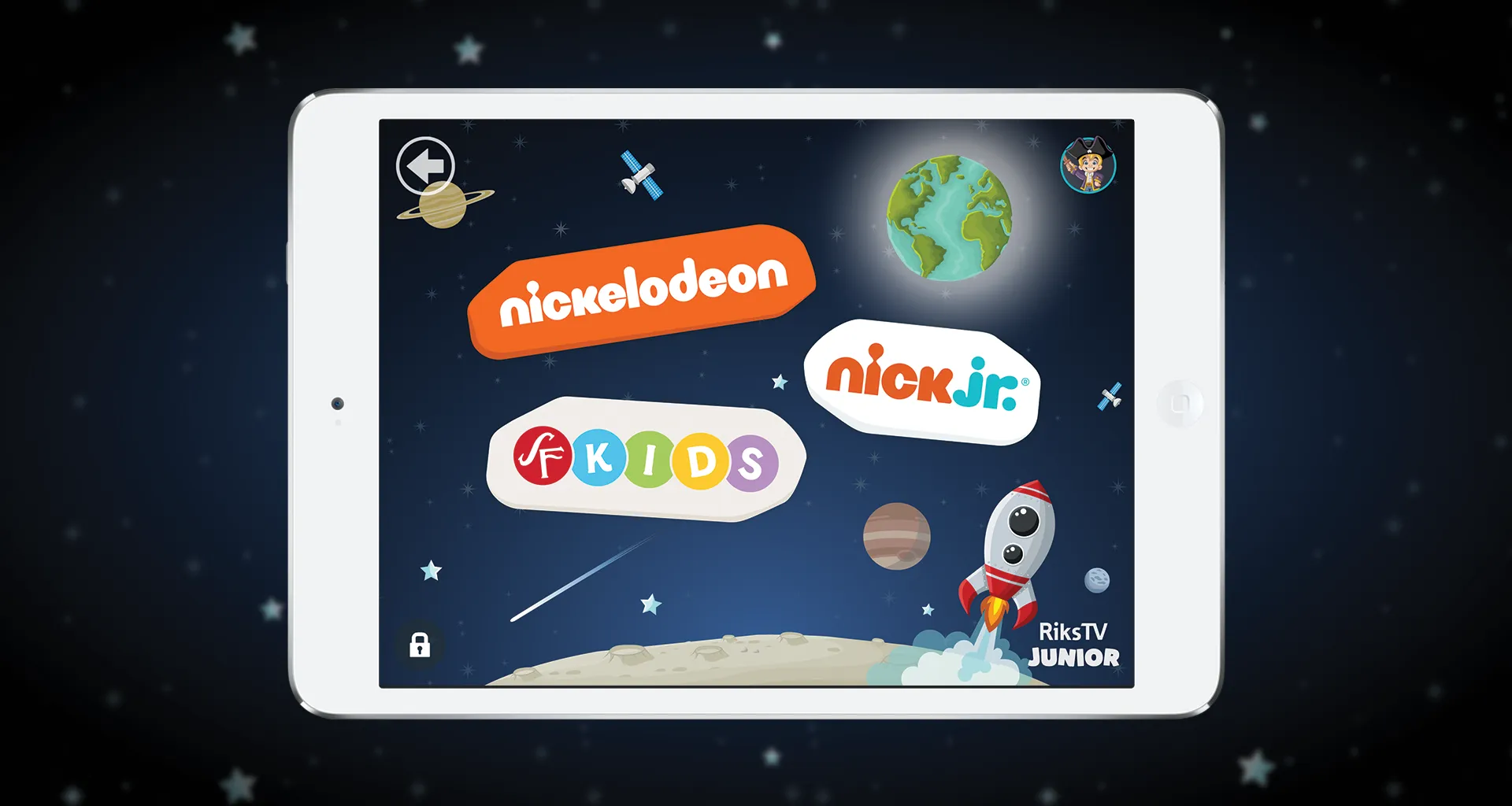 An intuitive and child-friendly app for RiksTV